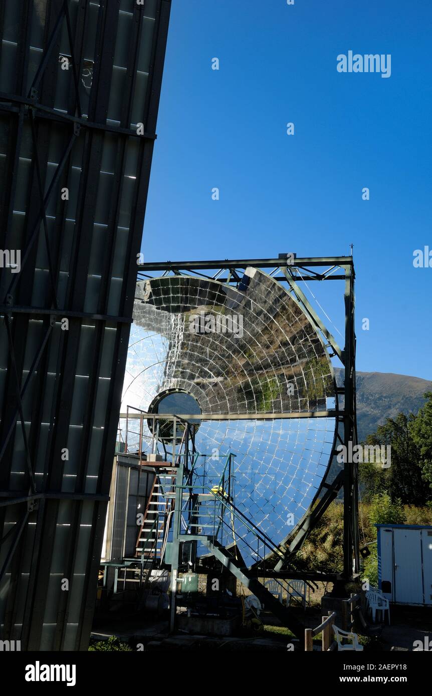 Solar Furnace or Four Solaire de Mont-Louis Pyrénées-Orientales France  Stock Photo - Alamy