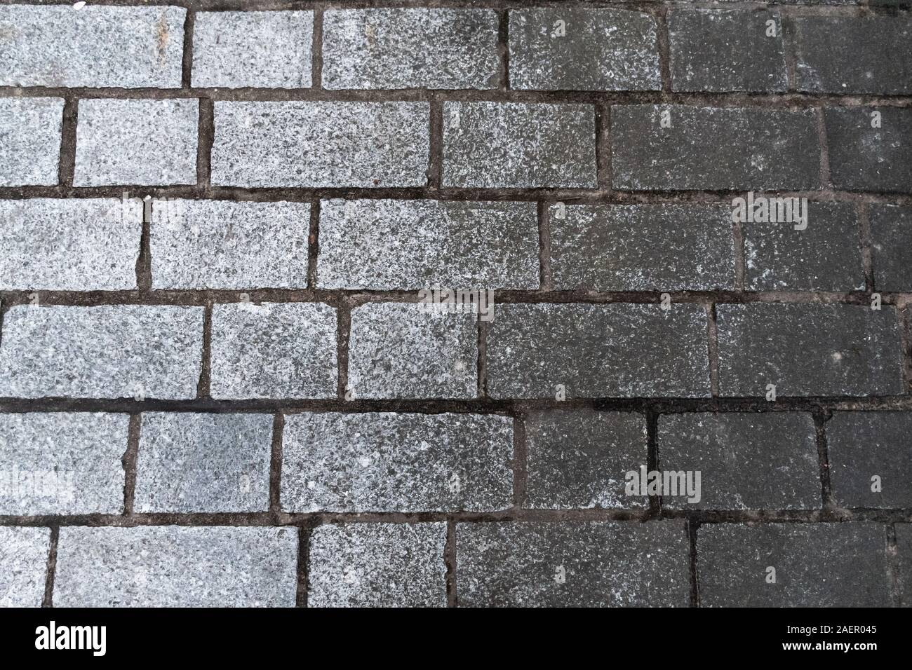 Grey Brick Contrast Abstract Stock Photo