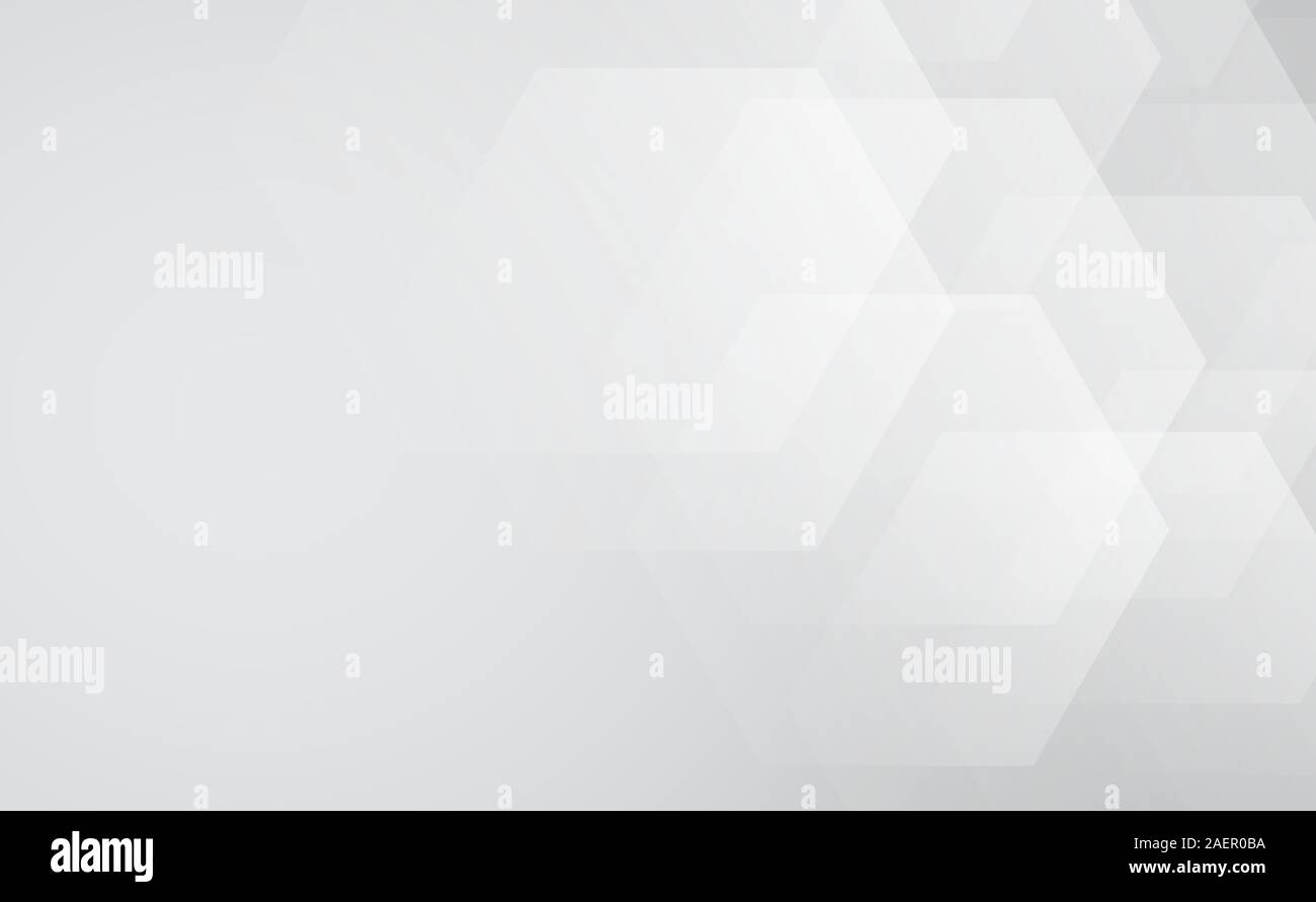 Abstract white and gray gradient background. Shapes design background ...