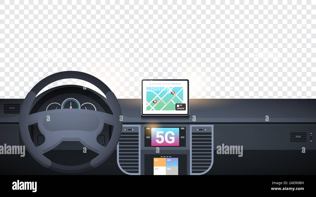 cockpit with smart driving assistance 5G online communication network