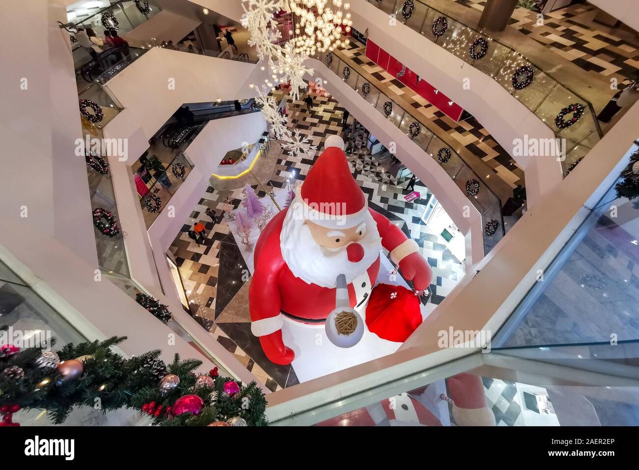 China Santa Claus Shanghai Stock Photos China Santa Claus
