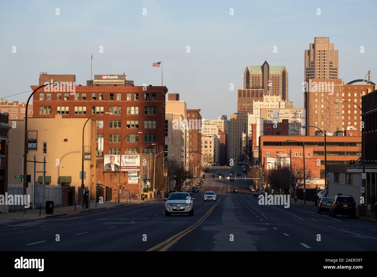 Downtown St. Louis Skylne Stock Photo