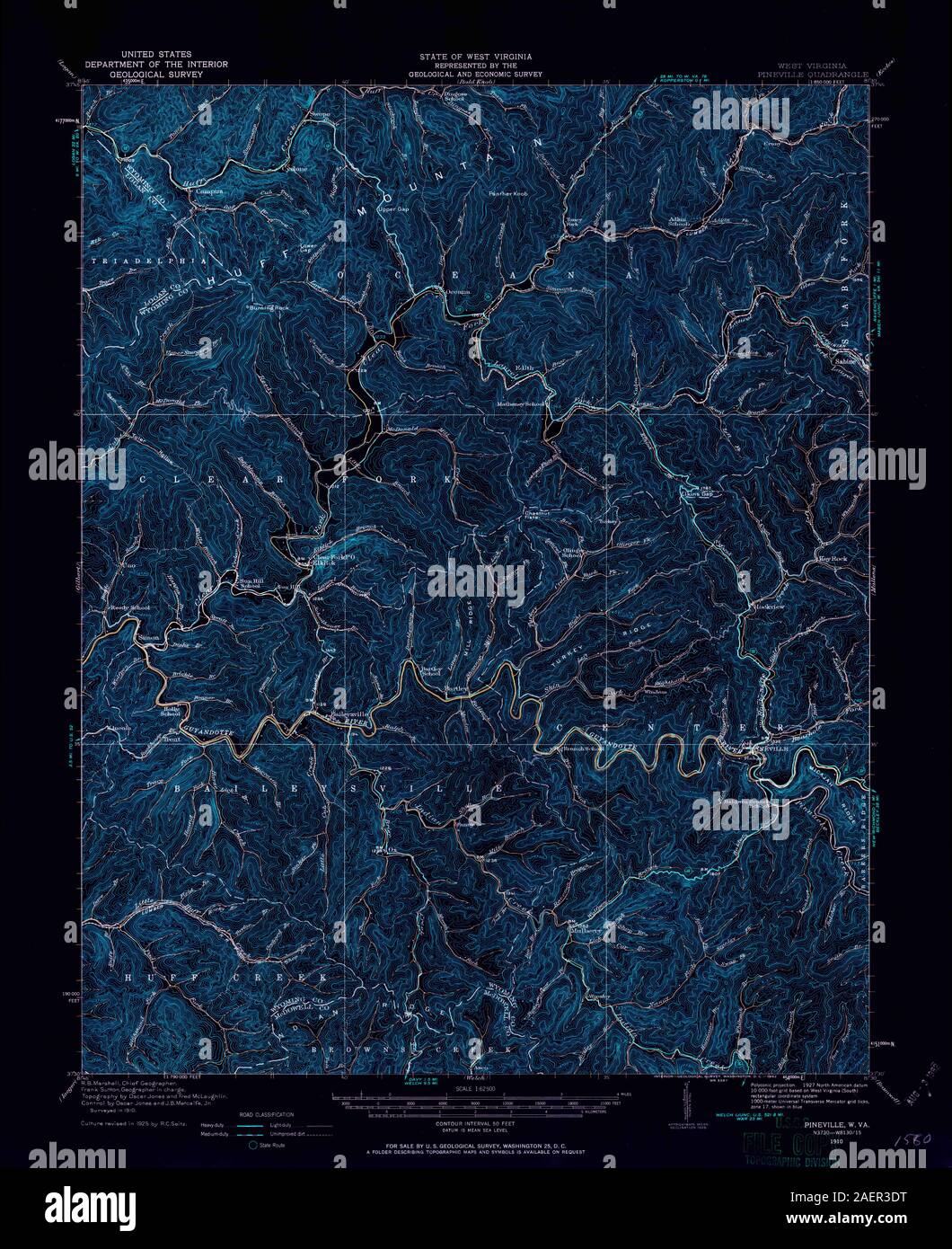 Map of pineville hires stock photography and images Alamy