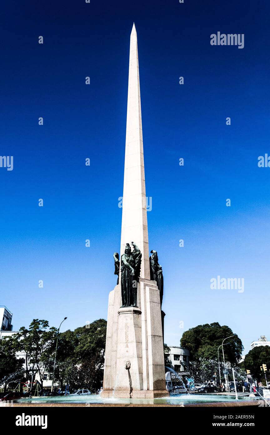 Obelisk of Montevideo, Montevideo Stock Photo