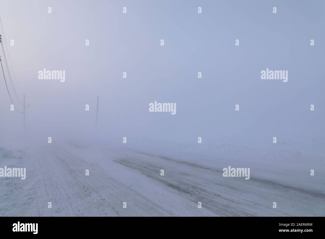 Blizzard conditions hi-res stock photography and images - Alamy