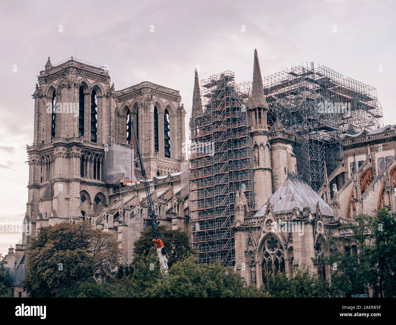 Cathédrale Notre-Dame de Paris Stock Photo