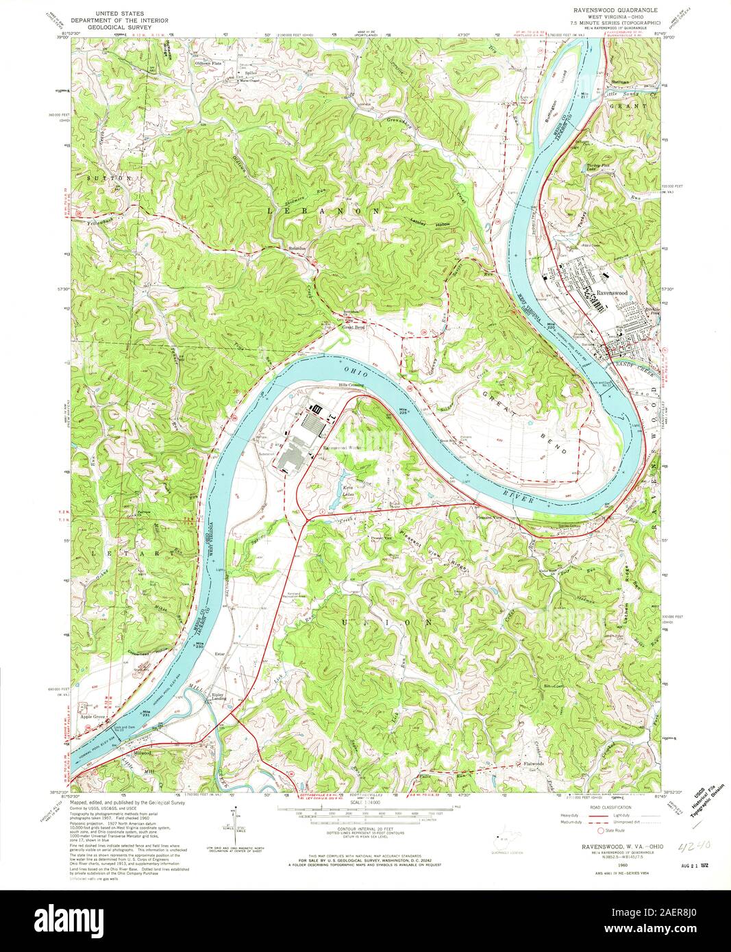 Map of ravenswood hires stock photography and images Alamy