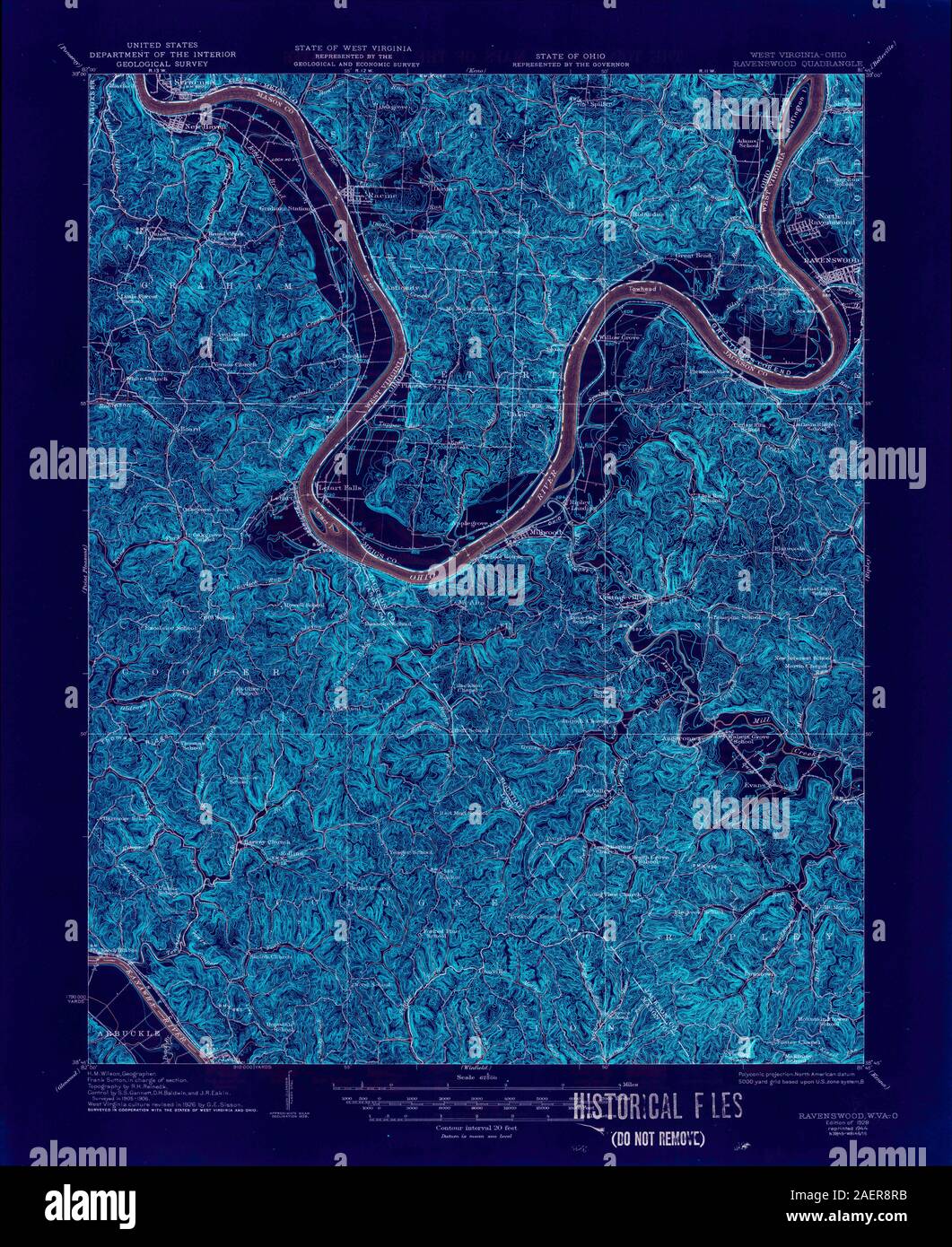 Map of ravenswood hires stock photography and images Alamy