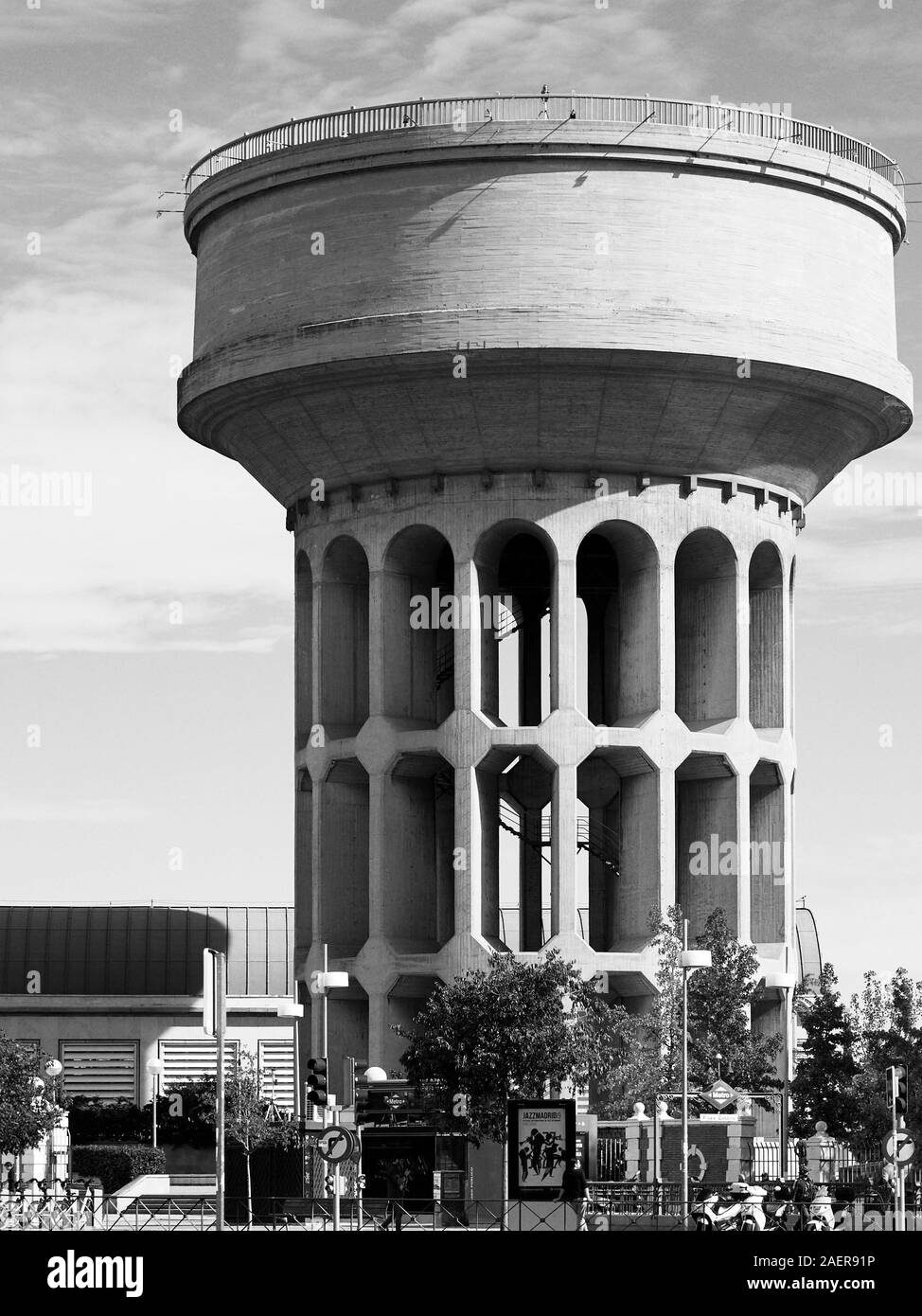 City water tank Black and White Stock Photos & Images Alamy