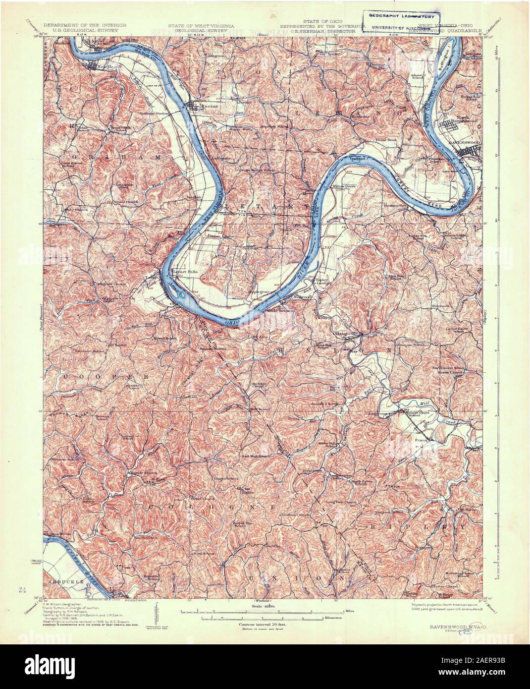 Map of ravenswood hires stock photography and images Alamy