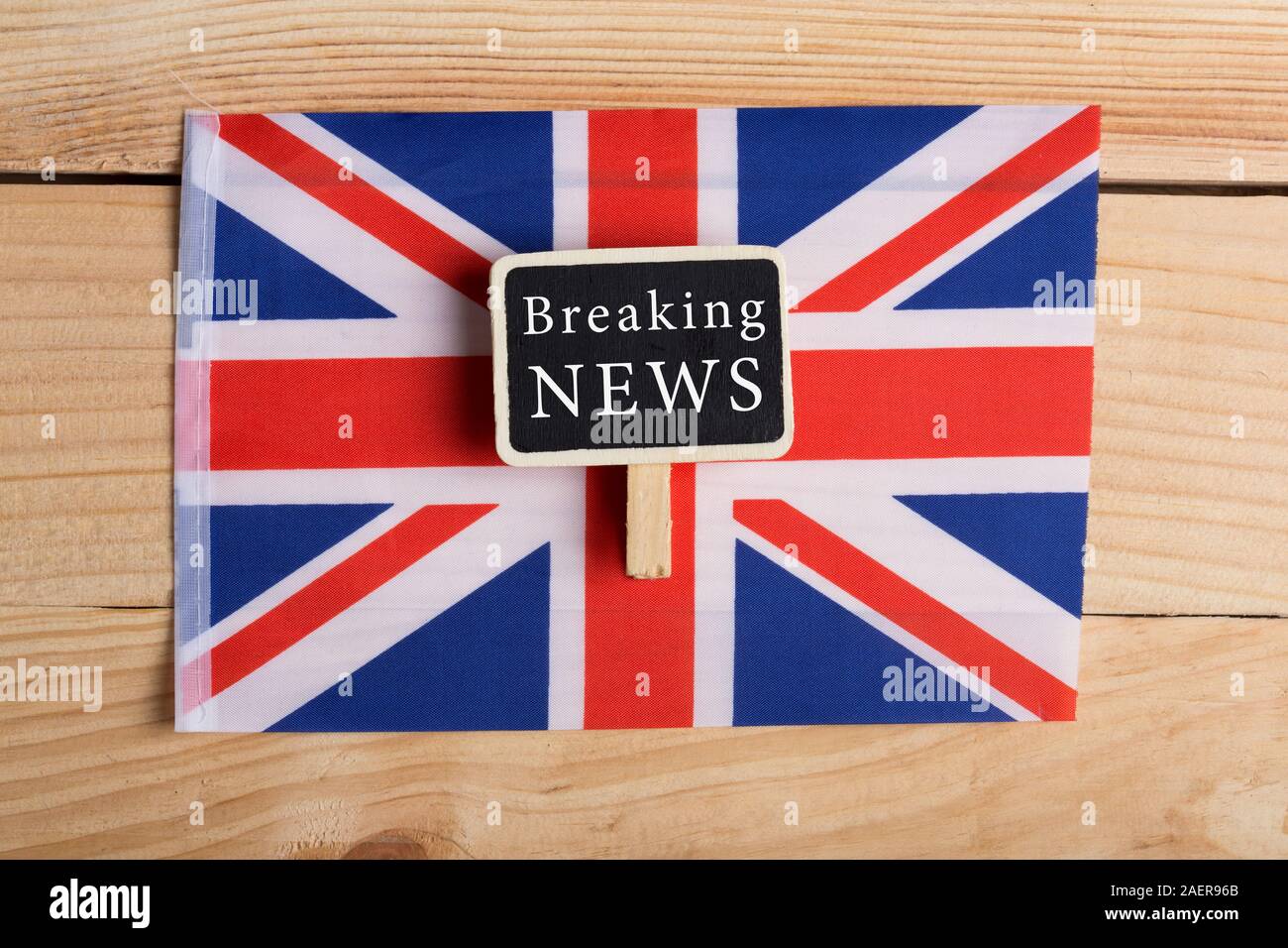 concept news feeds Breaking news Great Britain country s flag