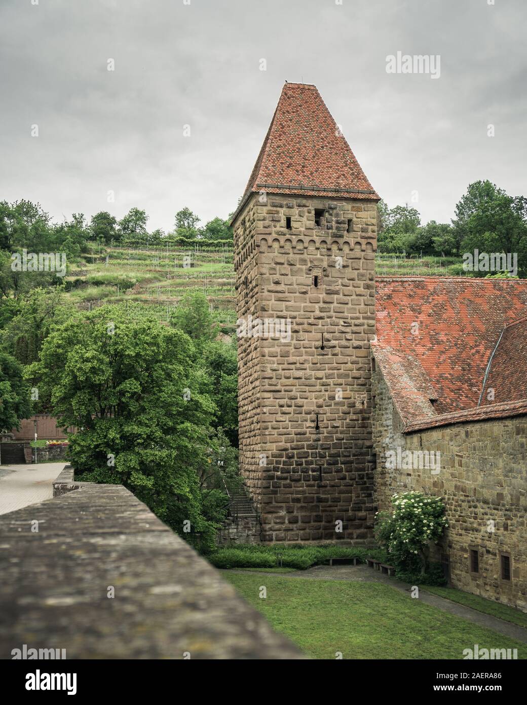 Weltkulturerbe Kloster Maulbronn im Naturpark Stromberg Heuchelberg Stock Photo