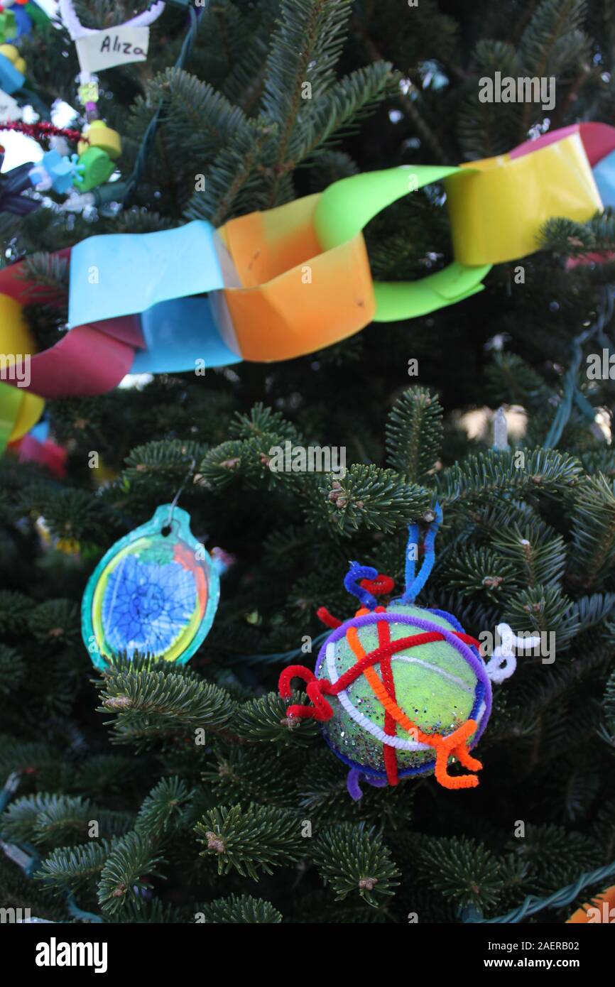 paper garland christmas decorations