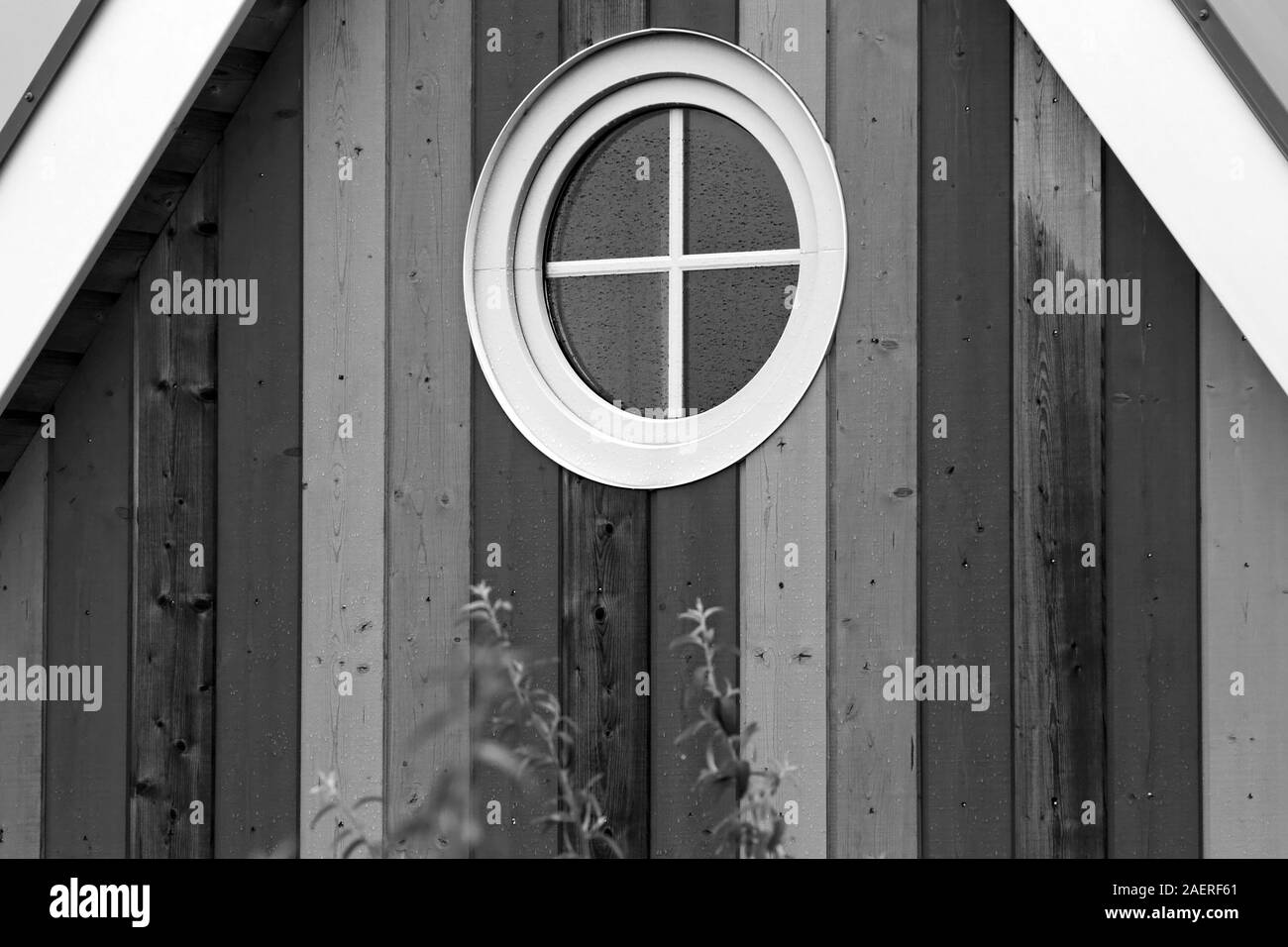 Wooden Design Beach House or Cabin V Stock Photo