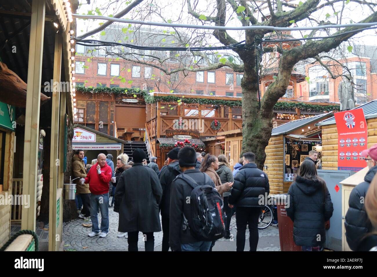Manchester Christmas Market Stock Photo Alamy