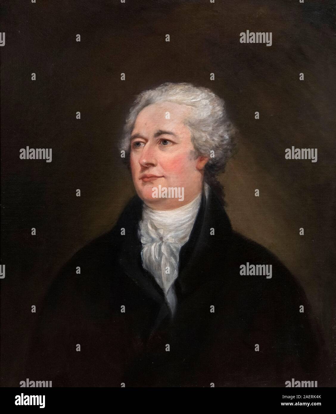 Alexander Hamilton 1755 1804 portrait by John Trumbull oil on canvas c.1800 Stock Photo Alamy
