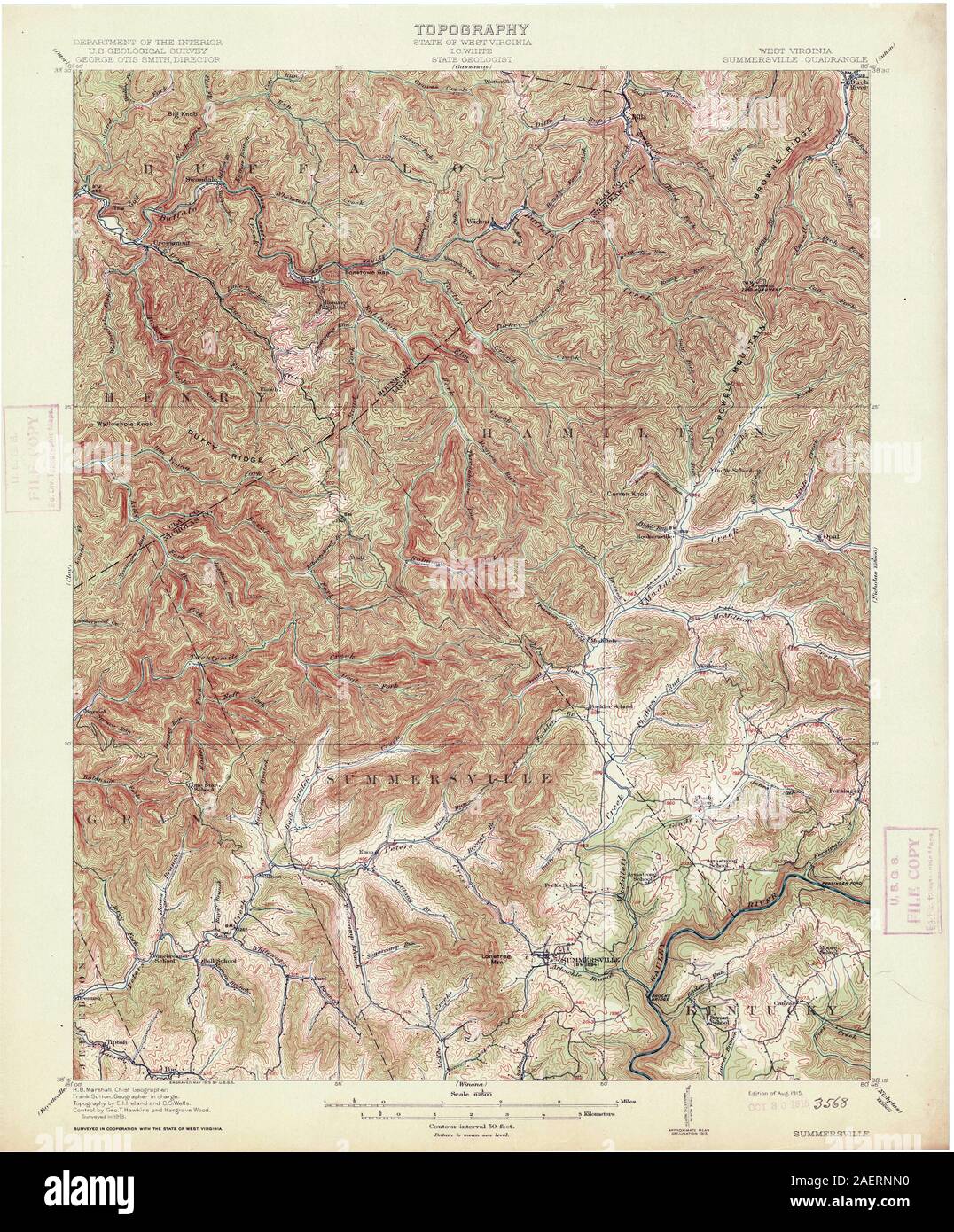 Map of summersville hires stock photography and images Alamy