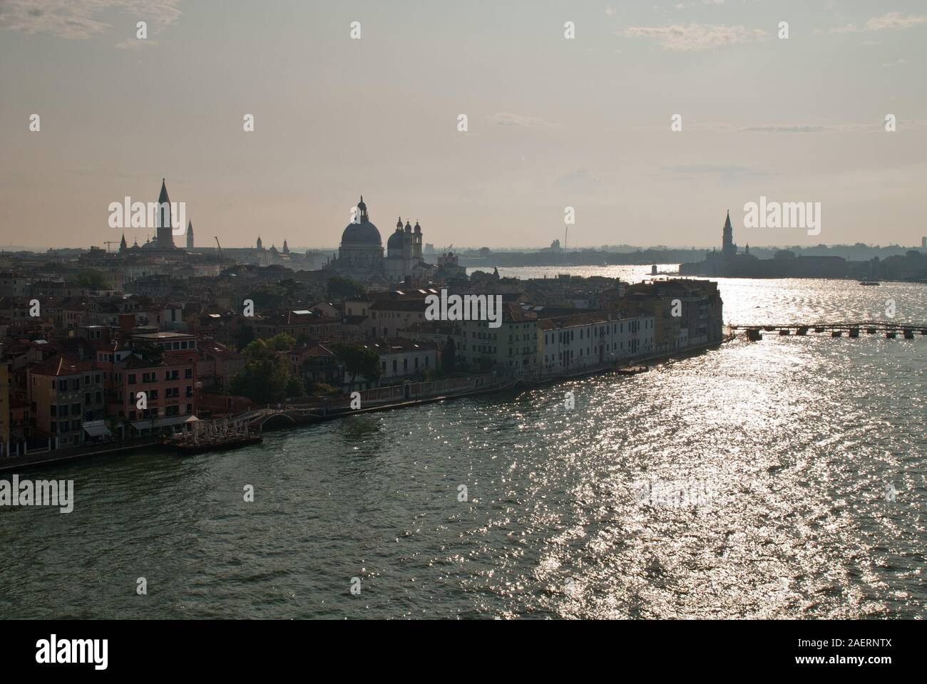 Venice canal grand aerial top view hi-res stock photography and images ...