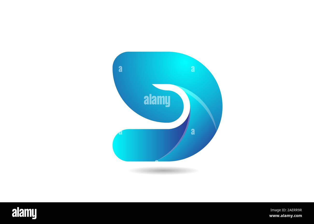 blue gradient logo g alphabet letter design icon for company. Suitable ...