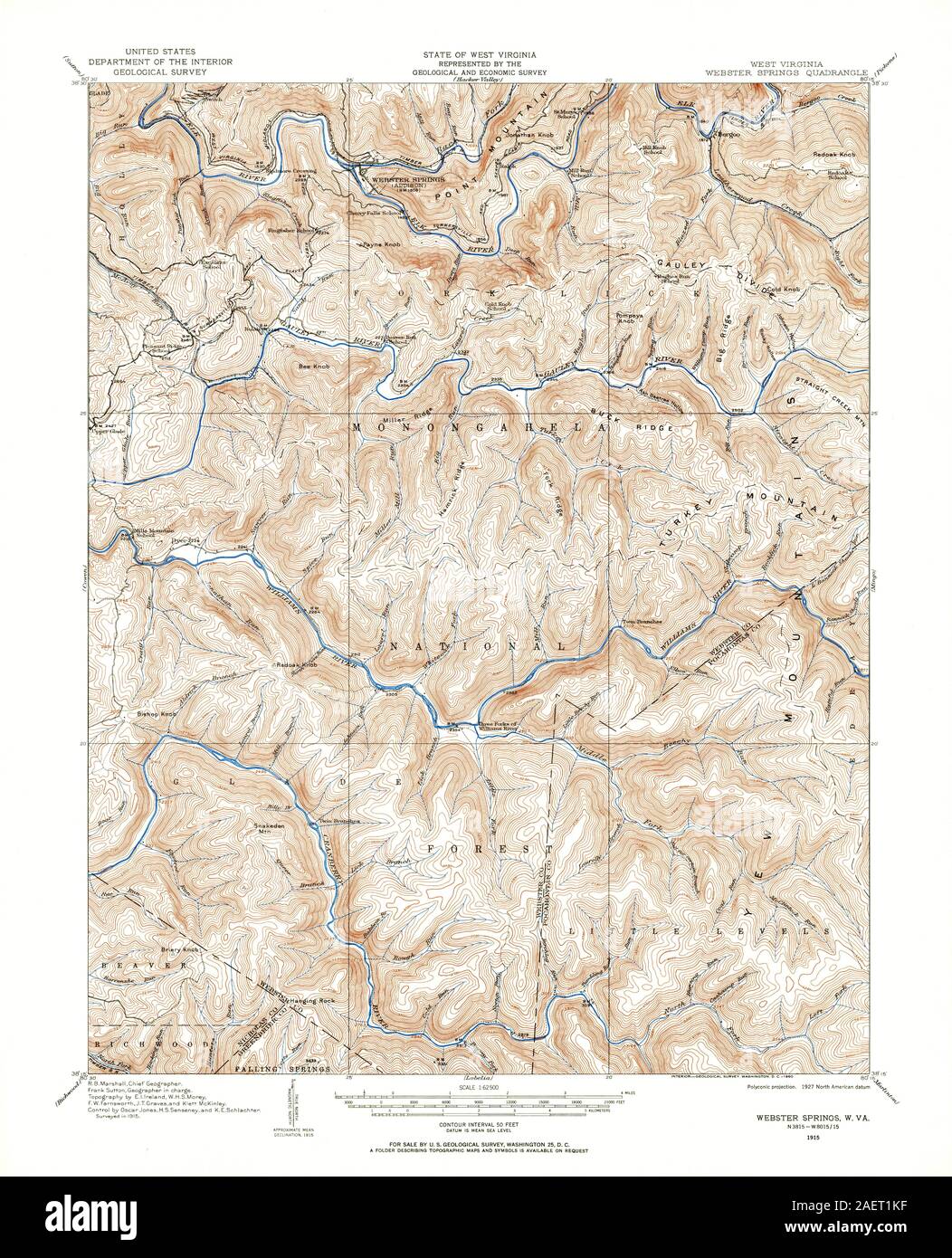 WV ster Springs 253897 1915 62500 Stock Photo Alamy