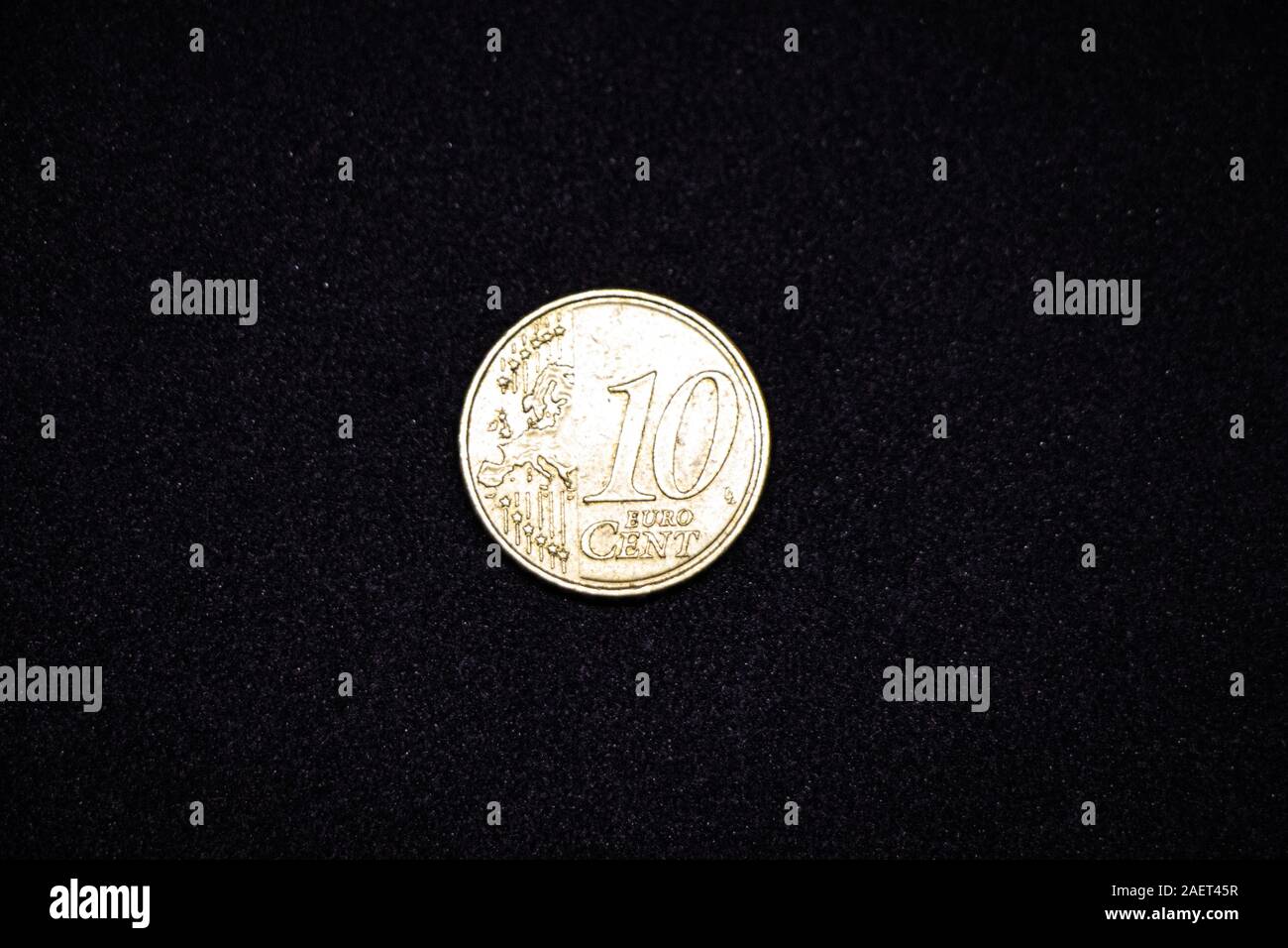 Monete da 1 Euro dei 12 membri originali della Zona euro Foto stock - Alamy