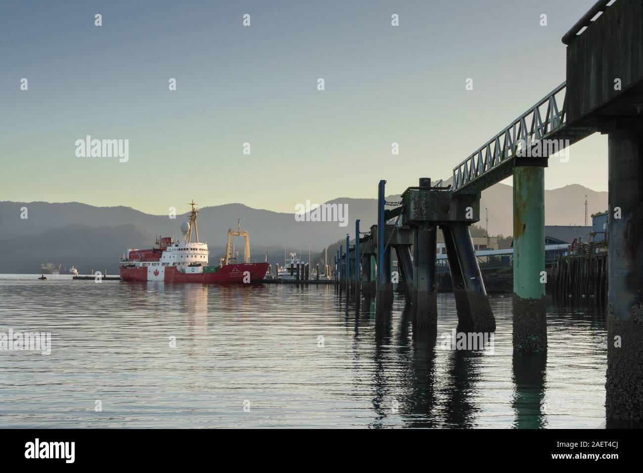 Polar Prince, Canada C3 expedition, Prince Rupert Harbour, British Columbia Stock Photo