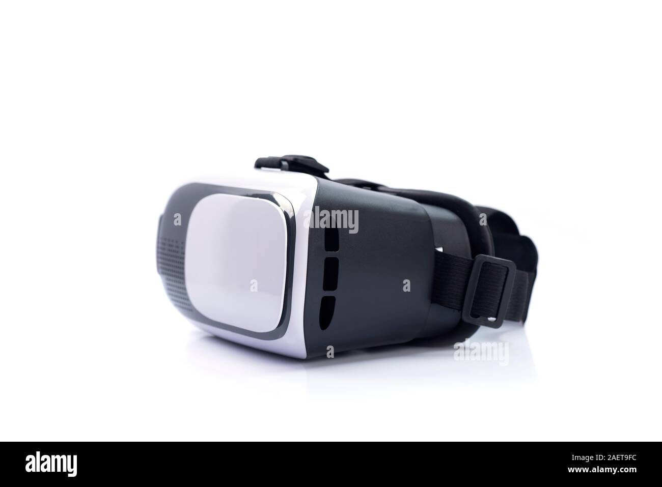 VR Box / Virtual Reality glasses isolated on white background Stock