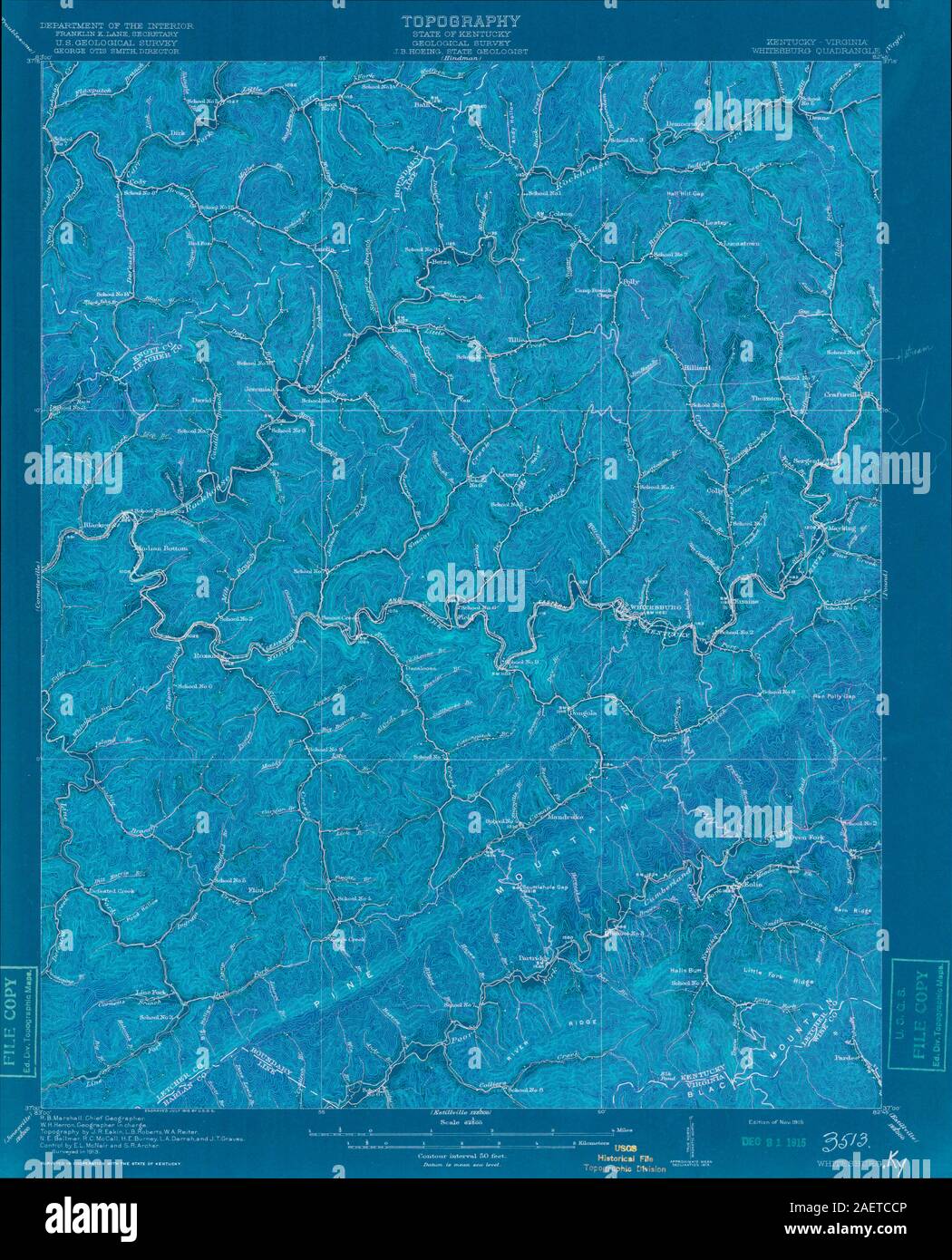 Map of whitesburg hires stock photography and images Alamy