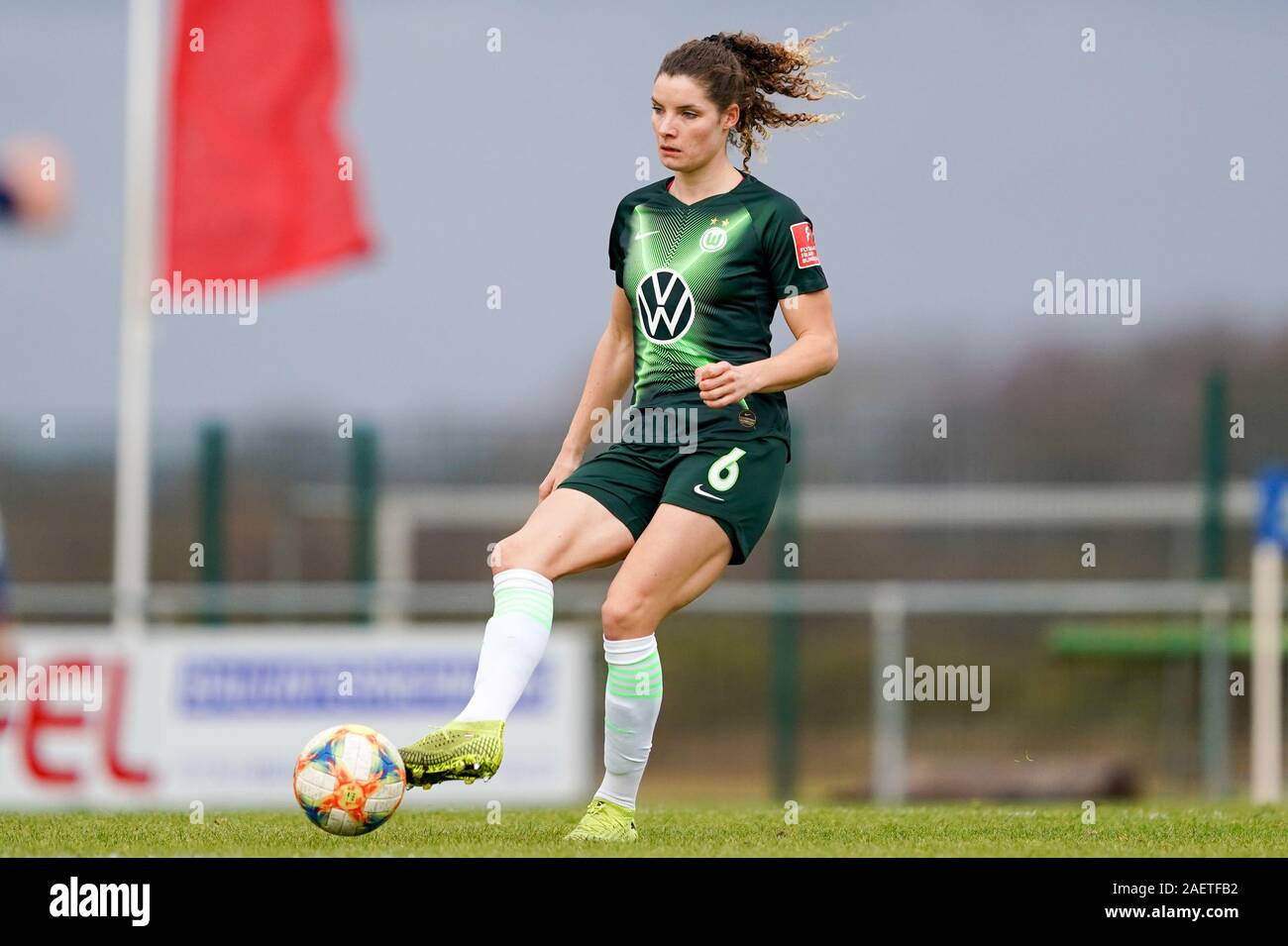 Dominique Bloodworth Of Vfl Wolfsburg Shoots The Ball During The Flyeralarm Frauen Bundesliga Game Between Sc Sand And Vfl Wolfsburg At Orsay Stadion Stock Photo Alamy