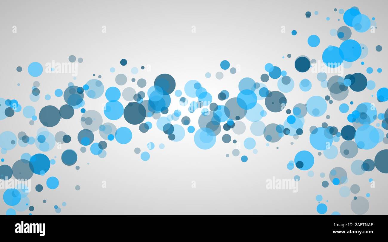 abstract vector background.blue Circle Dot Unique isolated white