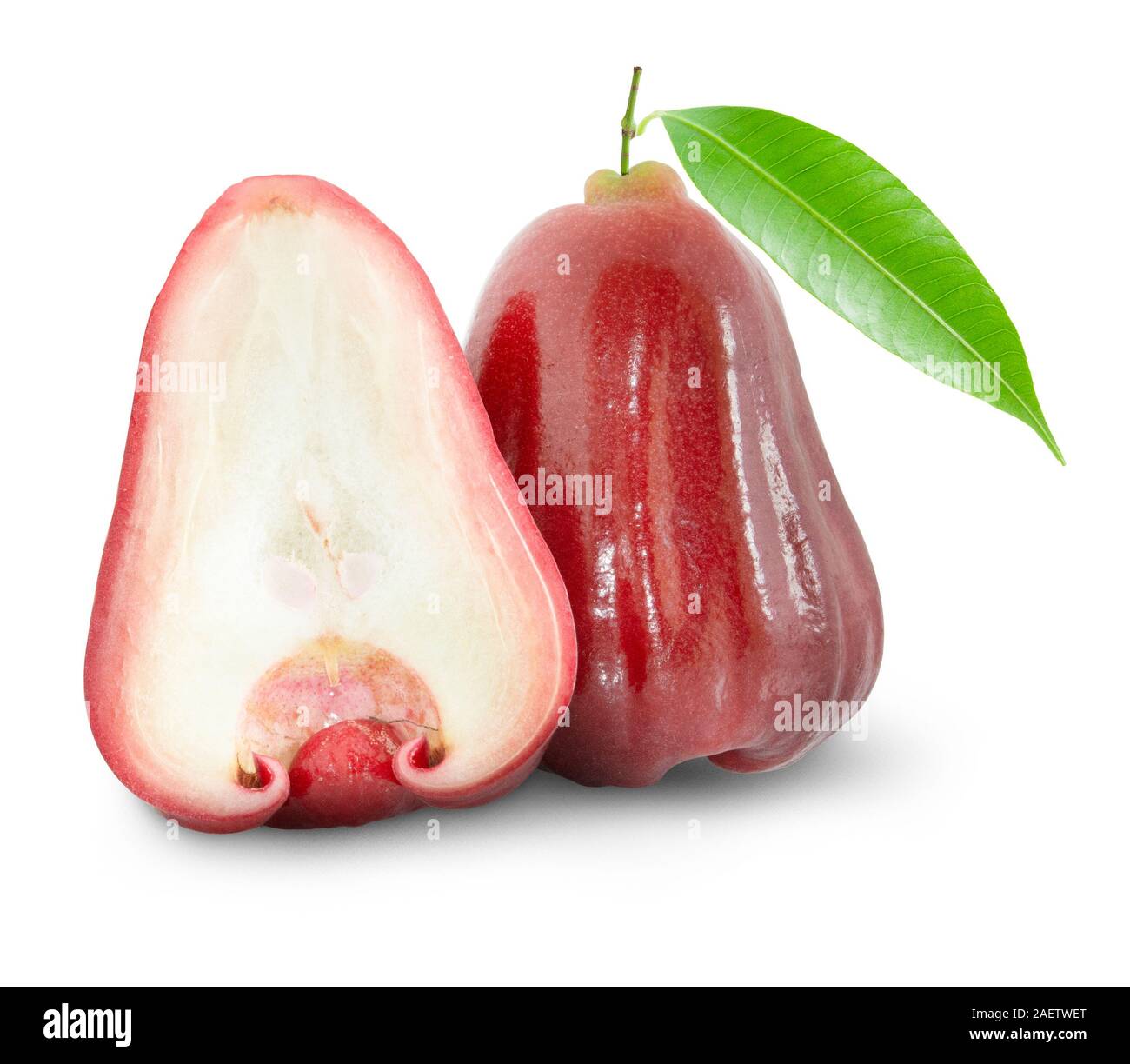 Rose apples or chomphu isolated on white with clipping path Stock Photo