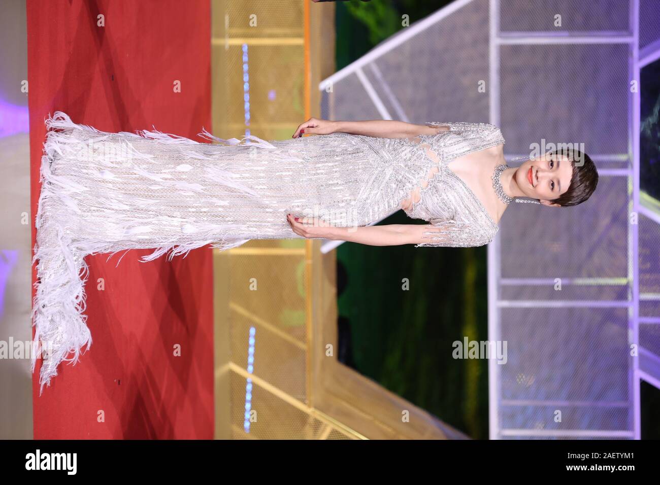 Chinese actress Ma Yili attends the closing ceremony of the 28th Golden