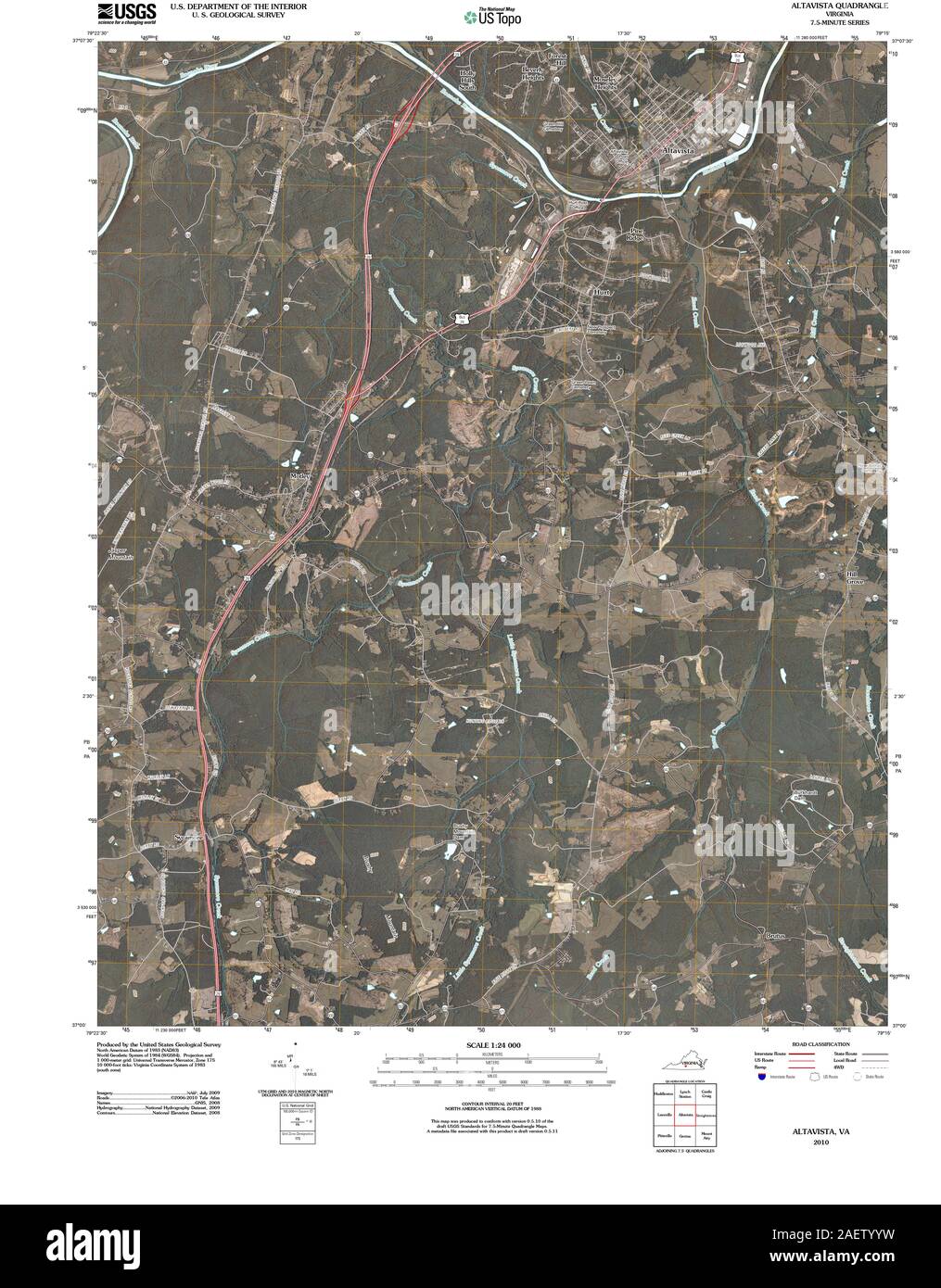 Altavista map hires stock photography and images Alamy