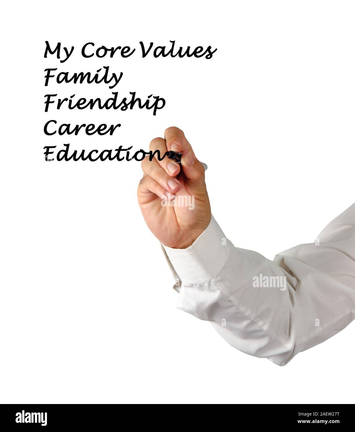 Family core values hi-res stock photography and images - Alamy