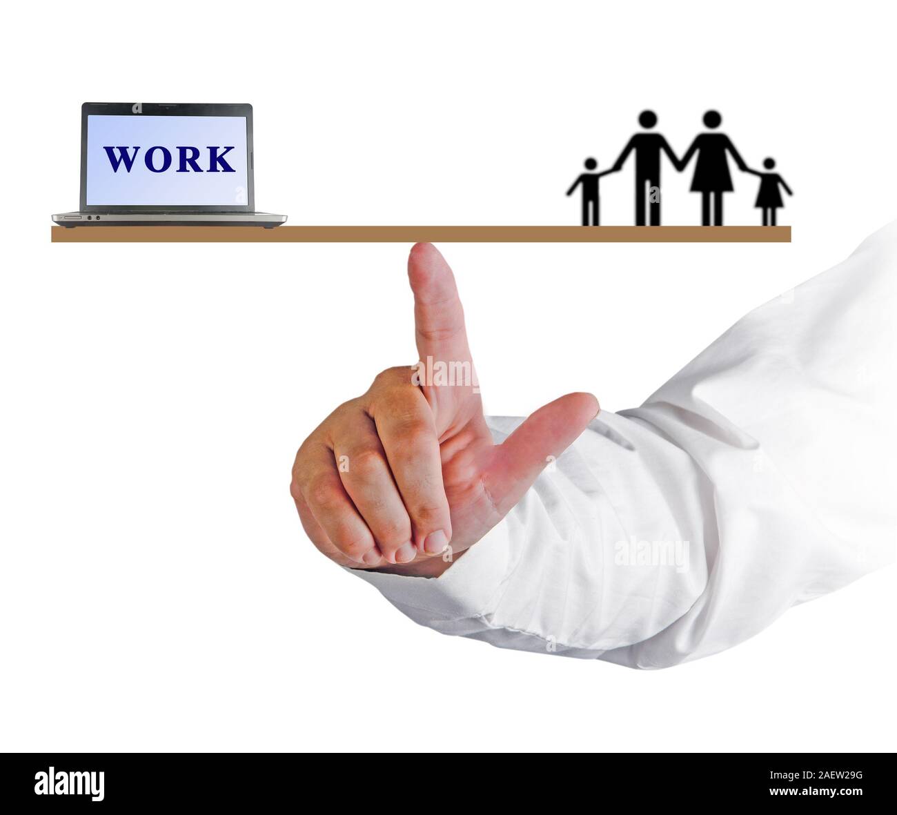 Family work life balance Cut Out Stock Images & Pictures - Alamy