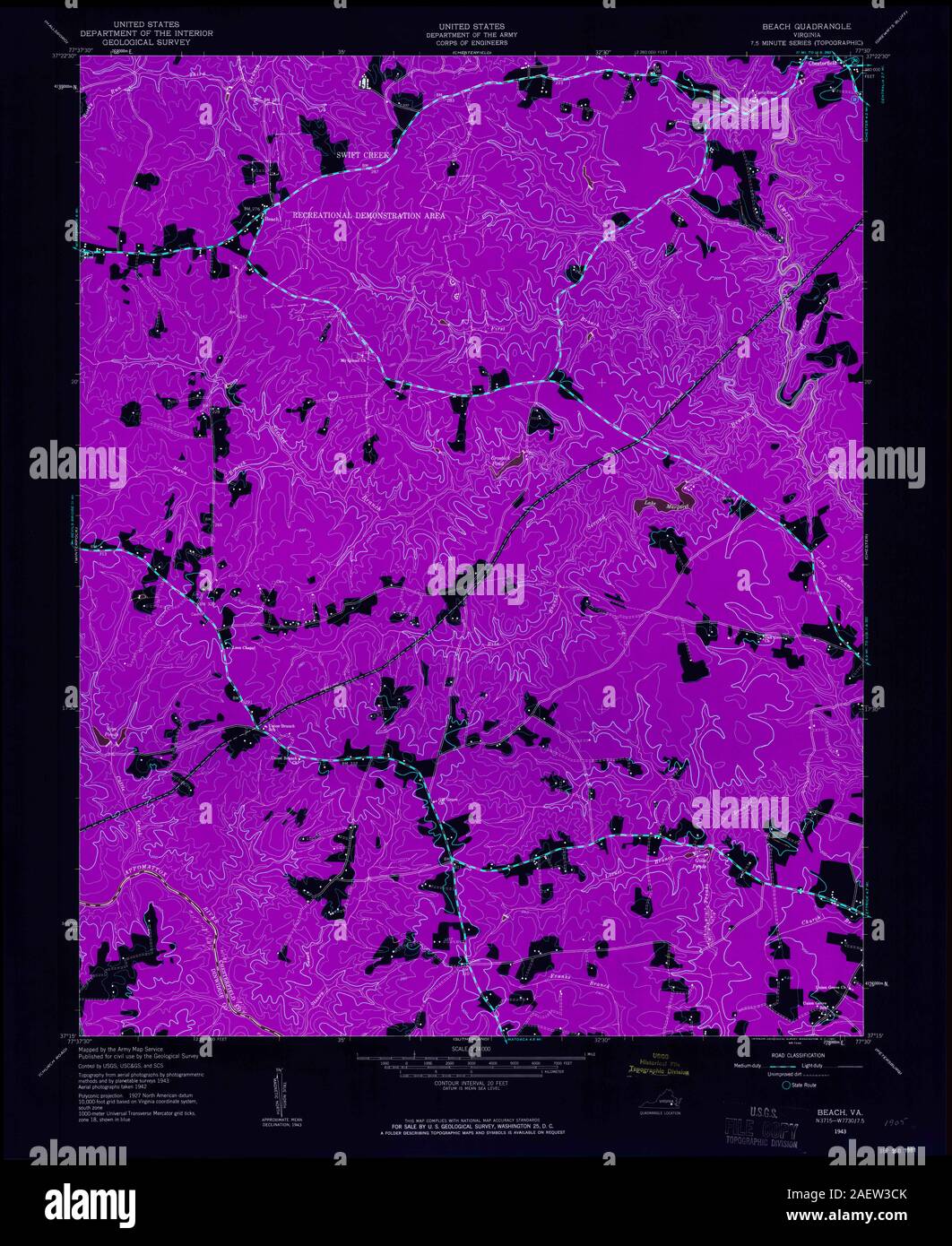 VA Beach 184032 1943 24000 Inverted Stock Photo Alamy