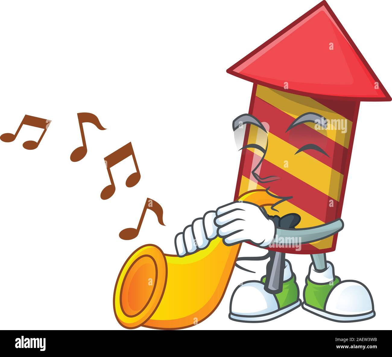 Super cool red stripes fireworks rocket cartoon character performance with trumpet Stock Vector Image & Art - Alamy Super cool red stripes fireworks rocket cartoon character performance with trumpet Stock Vector Image & Art - Alamy