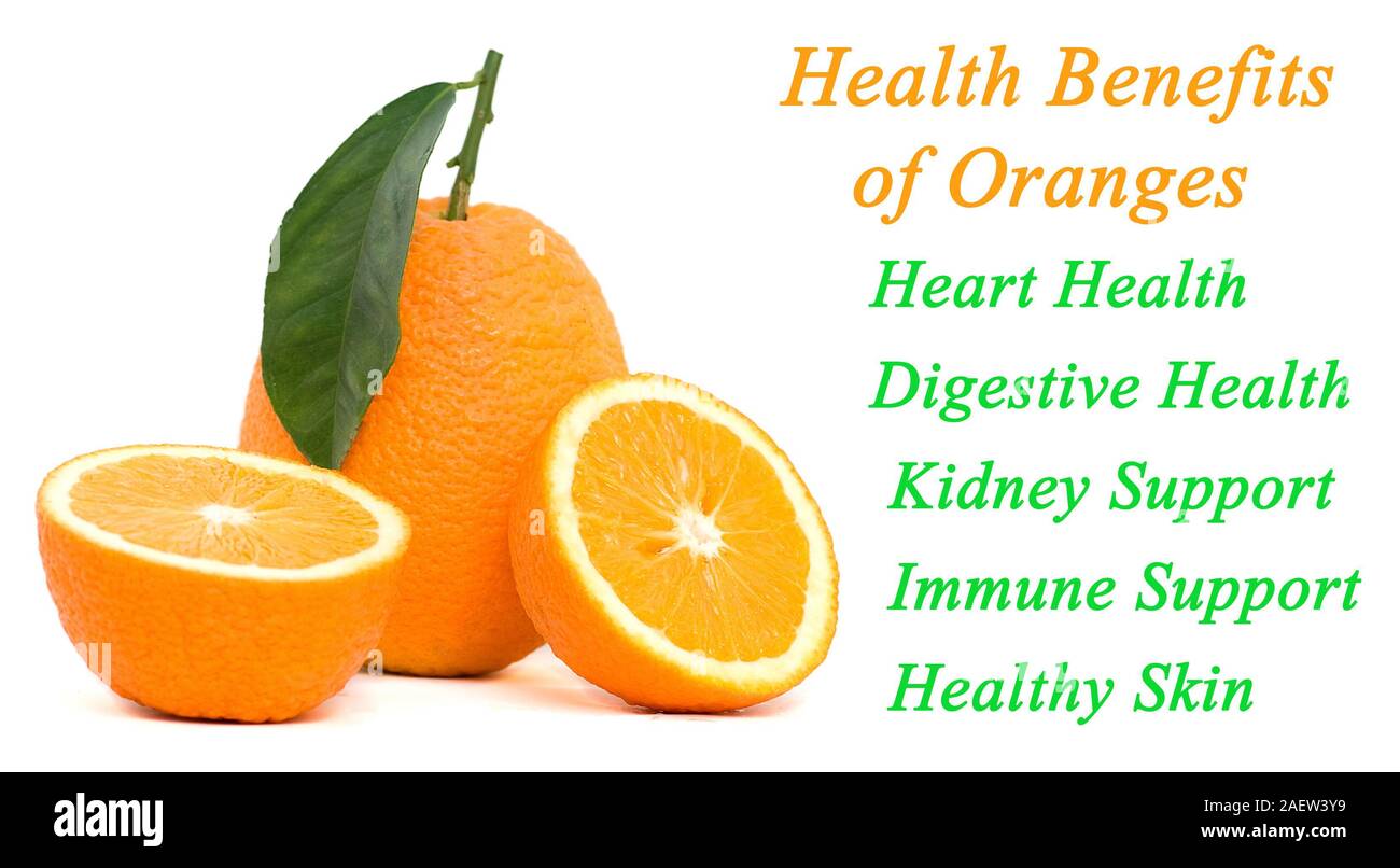 The health benefits of oranges