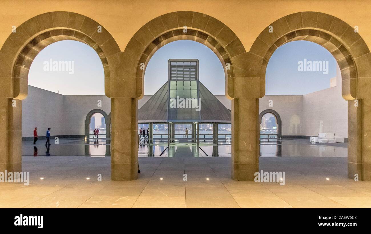 Museum of Islamic Art Interior and Exterior Stock Photo Alamy