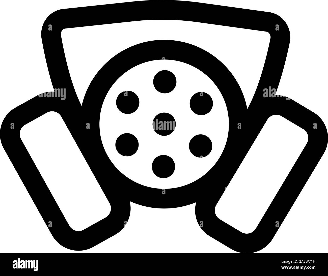 Mask from dust icon vector. Isolated contour symbol illustration Stock ...