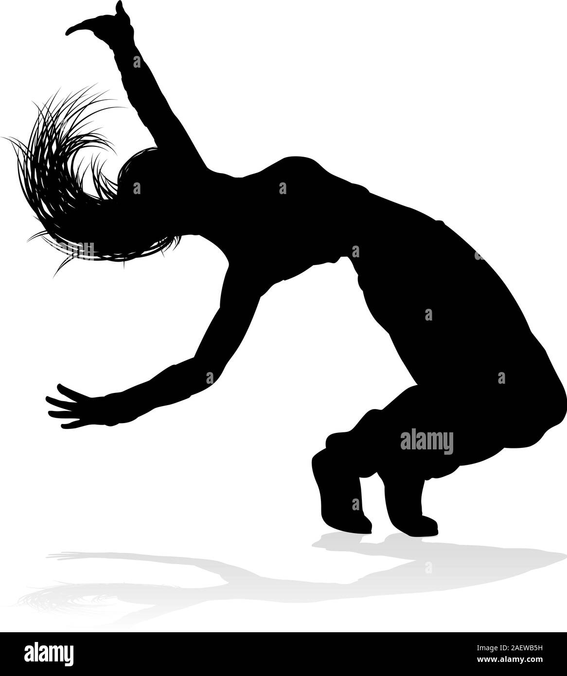 Street Dance Dancer Silhouette Stock Vector Image & Art Alamy