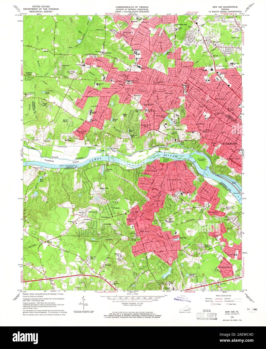 Map of bon air Cut Out Stock Images & Pictures Alamy