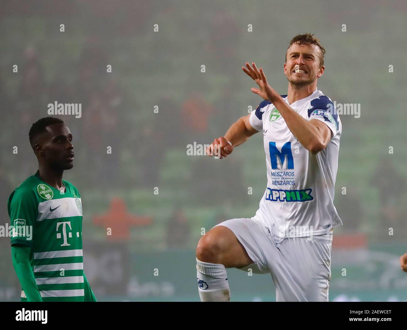 BUDAPEST, HUNGARY - MAY 27: (r-l) Endre Botka of Ferencvarosi TC