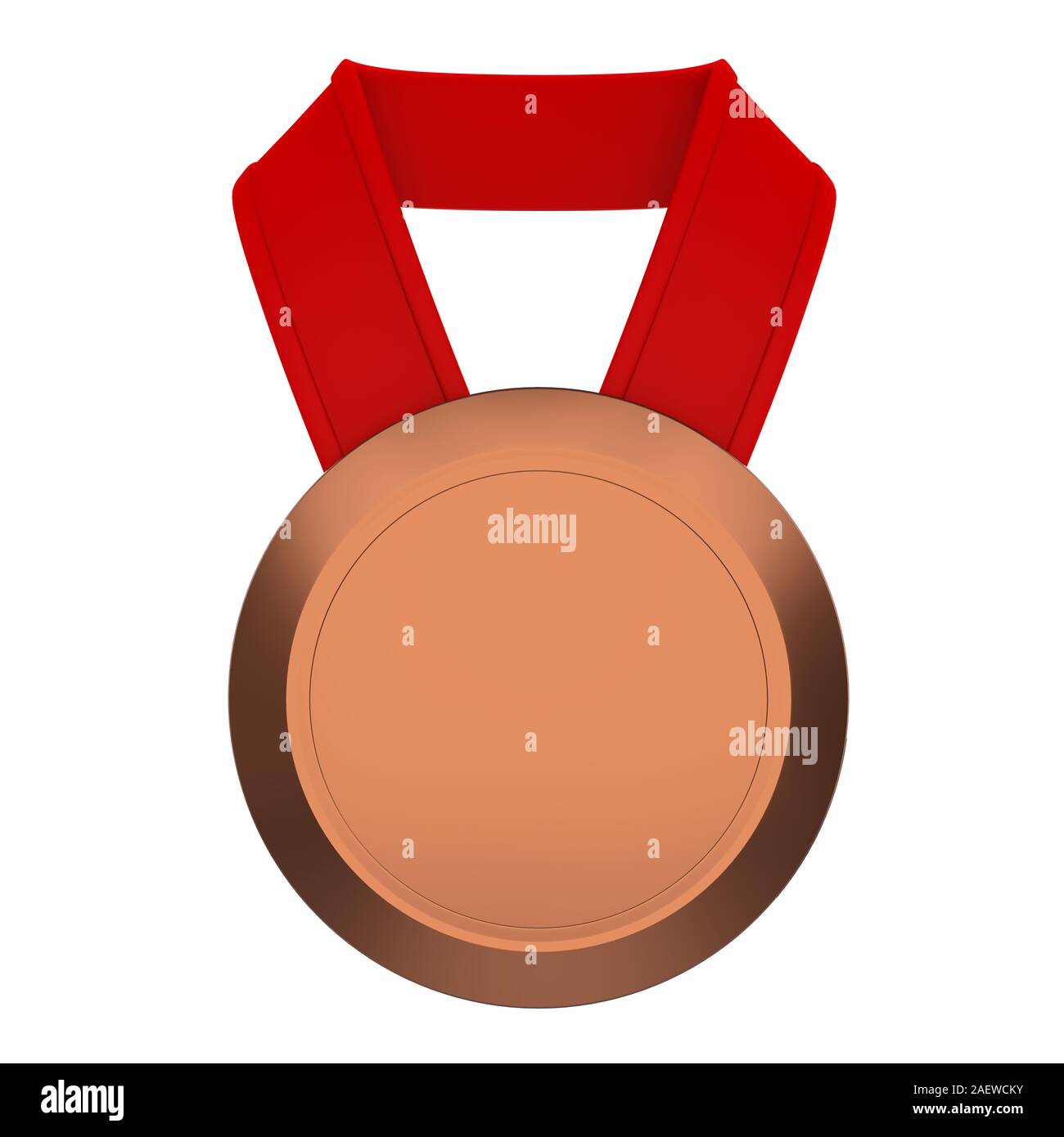 Third Place Bronze Medal Isolated Stock Photo Alamy