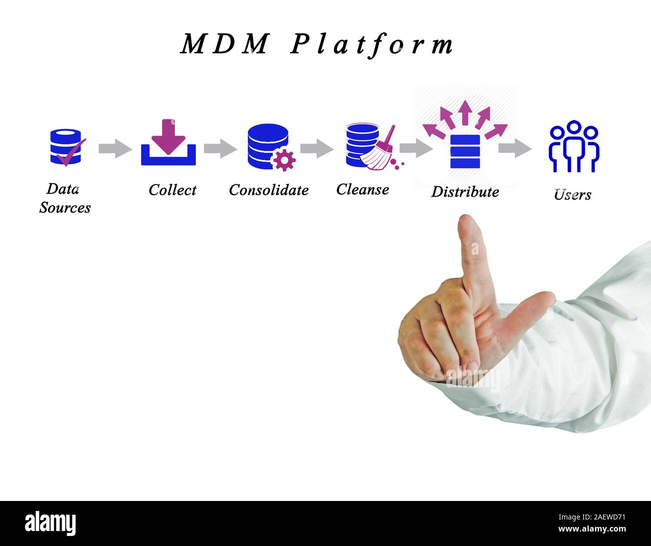 Diagram of Master Data Management Stock Photo - Alamy