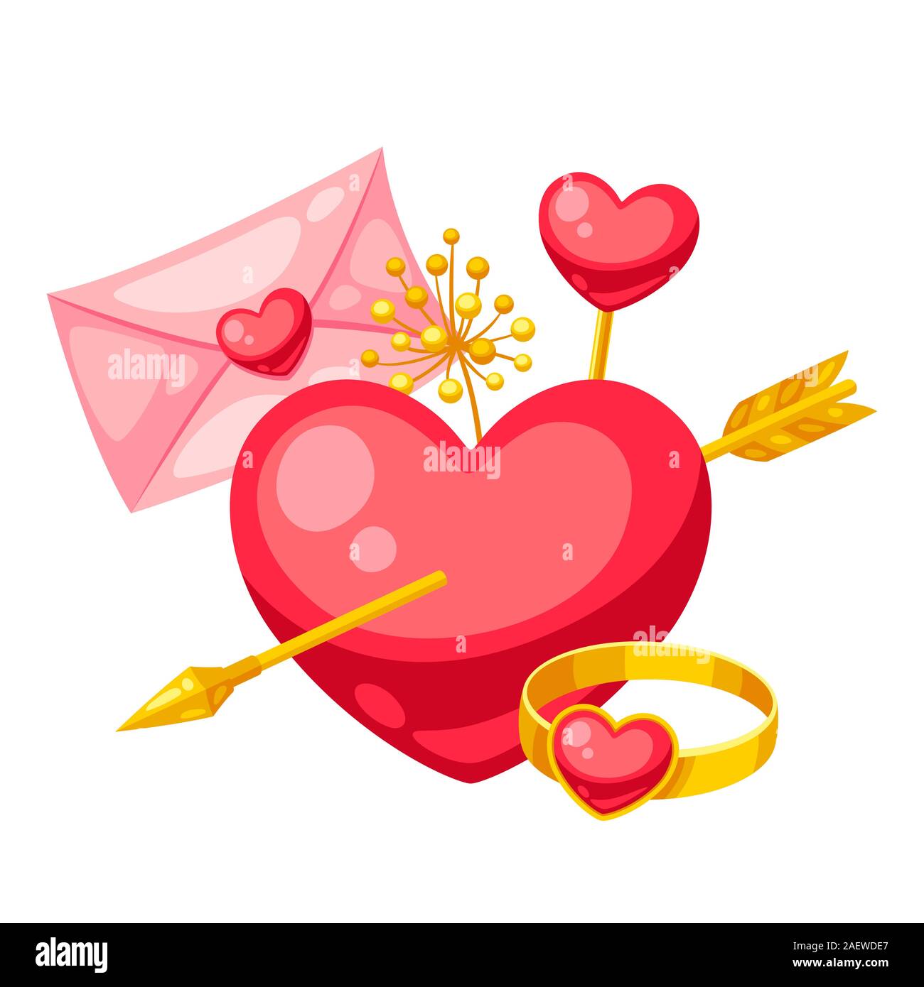 Happy Valentine Day illustration Stock Vector Image & Art - Alamy