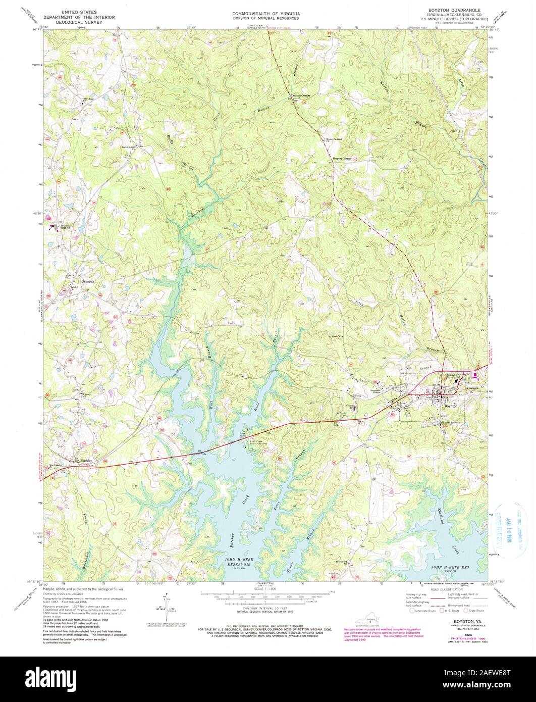 Boydton map hires stock photography and images Alamy