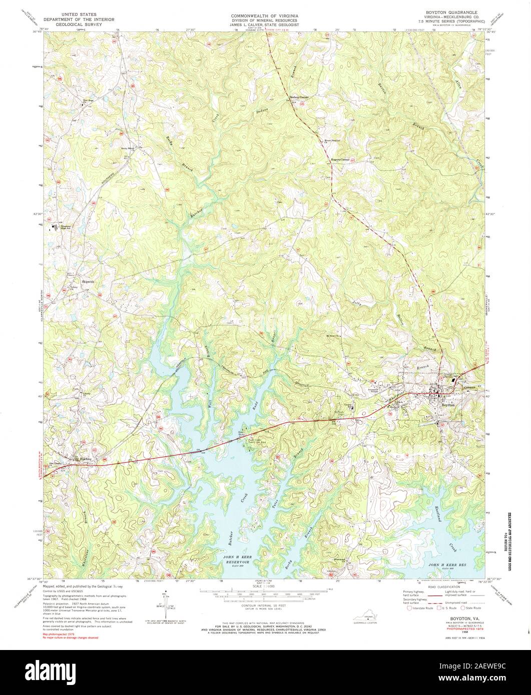 Map of boydton hires stock photography and images Alamy