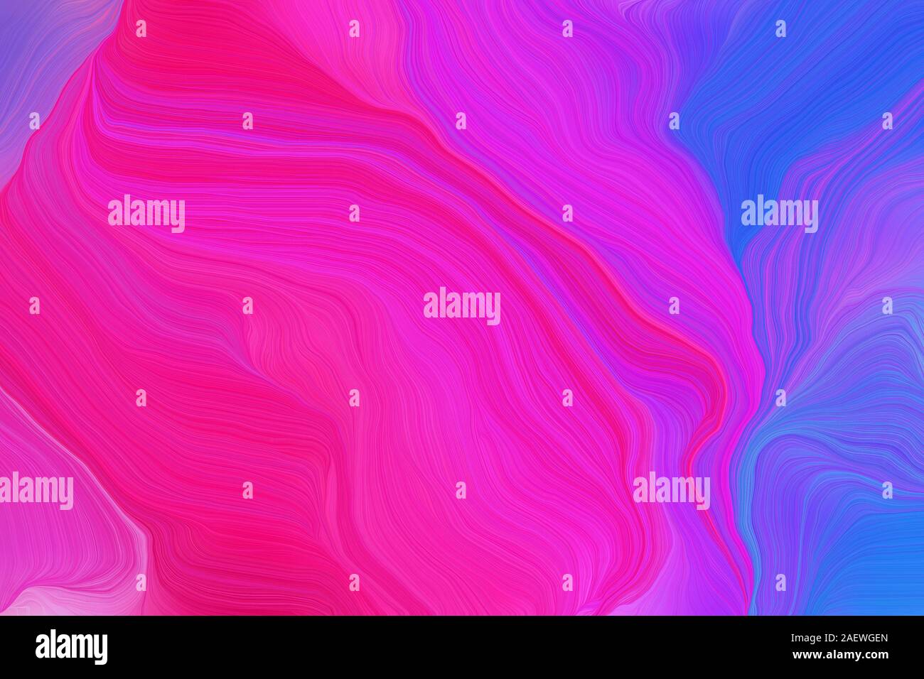 colorful elegant curvy swirl waves background design with deep pink ...