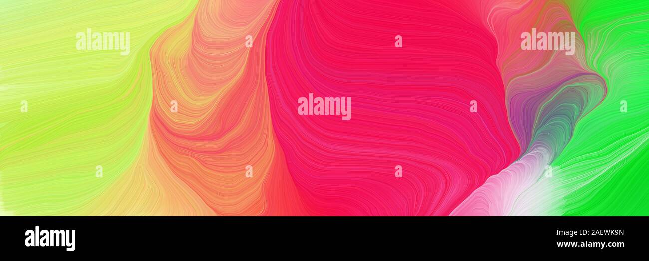Colorful Horizontal Design colorful horizontal banner. modern waves background design with crimson ...